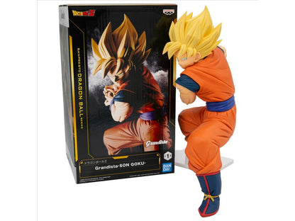 Banpresto Grandista Dragon Ball Z: Goku Super Saiyan Statua Da Collezione - Figure 22cm PVC