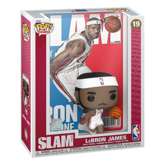 Funko Pop ! Basketball Magazine Cover Slam Nba - (19) Lebron James Cavaliers 9Cm
