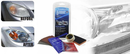Kit Rigenerazione Ripristino Rinnova Lucida Fari Fanali Lenti Opacizzati Trapano
