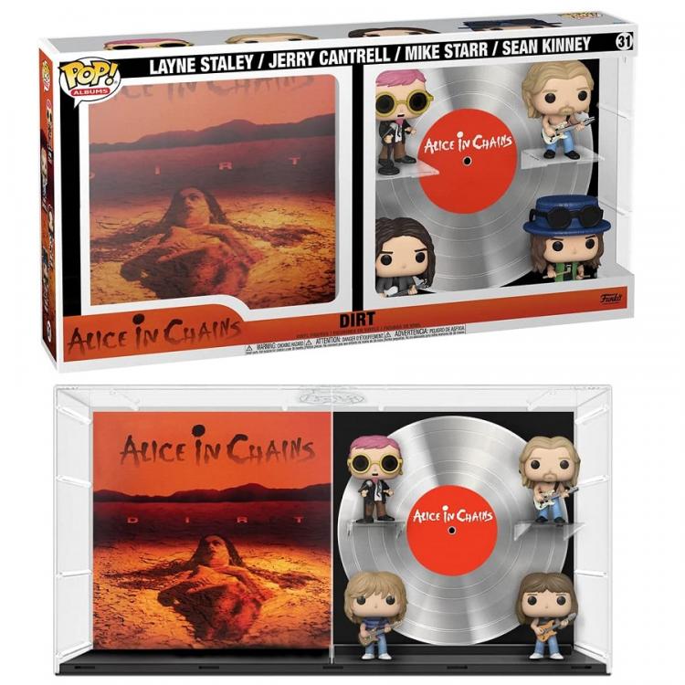 Funko Pop Albums Alice In Chains Layne - Cantrell - Starr - Kinney (31) 4 Pack