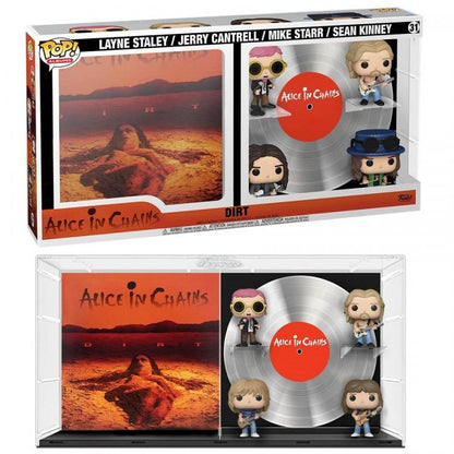 Funko Pop Albums Alice In Chains Layne - Cantrell - Starr - Kinney (31) 4 Pack