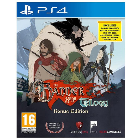 The Banner Saga Trilogy Bonus Edition - Ps4 Gioco Playstation 4 [Ediz.Uk] Europa