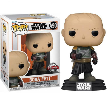 Funko Pop ! Star Wars Mandalorian - Boba Fett (490) Special Edition Vinyl Figure
