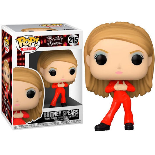 Funko Pop ! Rocks Britney Spears - Britney Spears (215) Catsuit Red Vinyl Figure