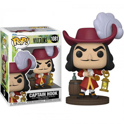 Funko Pop ! Disney Villains - Captain Hook (1081) Figure Da Collezione Capitano