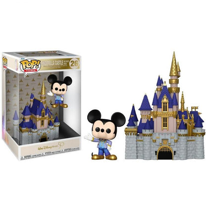 Funko Pop ! Town Cinderella Castle And Mickey Mouse (26) Walt Disney World 50Th