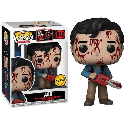 Funko Pop ! Movies The Evil Dead 40Th - Ash (1142) Chase Vinyl Figure Horror 9Cm