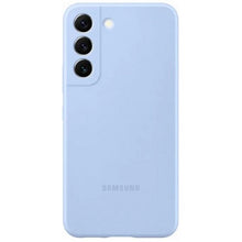 Samsung Silicone Cover Galaxy S22 Blue Cellulare Custodia Blu Morbida Azzurro 5G