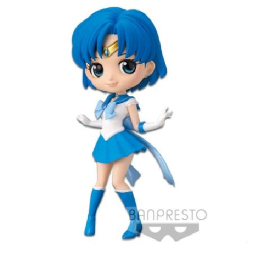 BANPRESTO Q POSKET ETERNAL THE MOVIE  - SAILOR MOON MERCURY A STATUA FIGURE 14CM