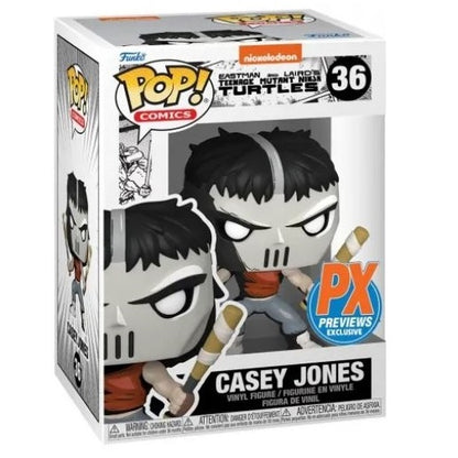 Funko Pop ! Comics - Teenage Mutant Ninja Turtles - (36) Casey Jones Figure 9Cm