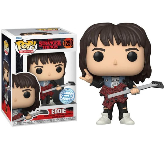 Funko Pop ! Tv Netflix Stranger Things S4 - (1250) Eddie W/ Guitar Special 9Cm