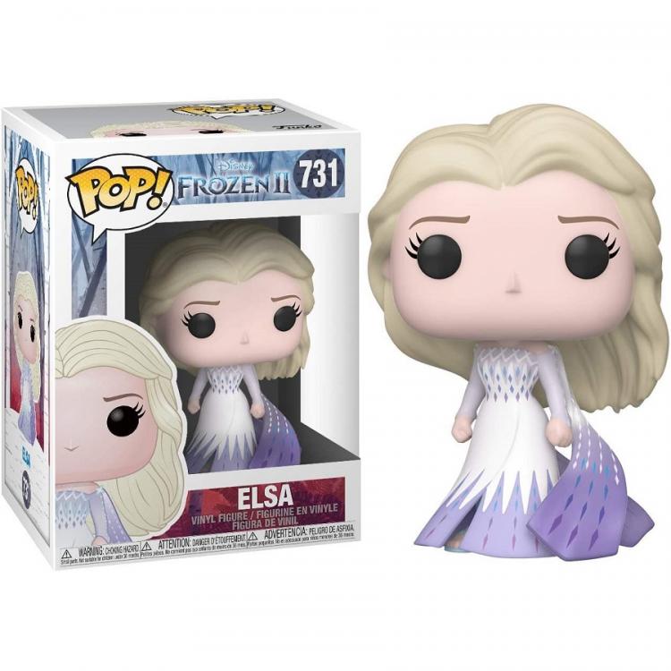 Funko Pop ! Disney Frozen Ii - Elsa (731) Vinyl Figure Principessa Di Ghiaccio