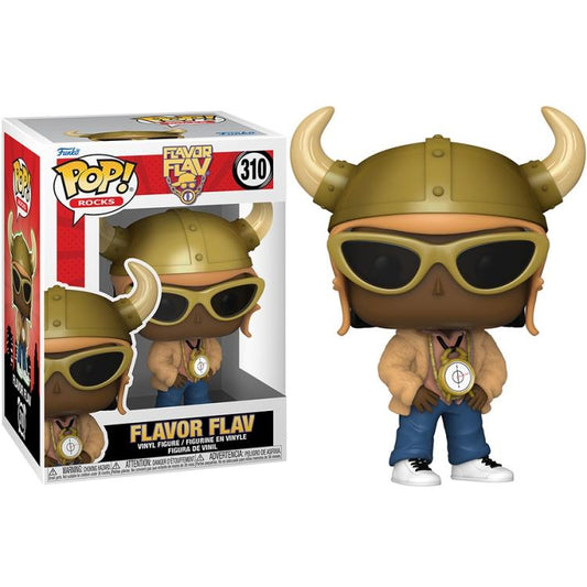 Funko Pop ! Rocks  - Flavor Flav (310) Music Vinyl Figure Rapper Actor U.S.A.