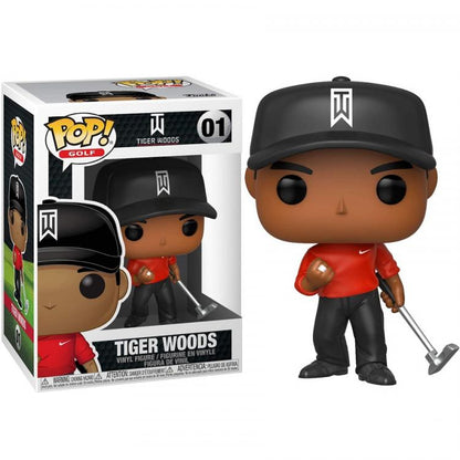Funko Pop Golf - Tiger Woods (01) With T-Shirt Sport Vinyl Figure Da Collezione