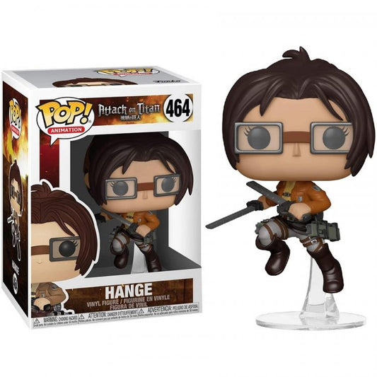 Funko Pop ! Animation Attack On Titan - Hange (464) Vinyl Figure Da Collezione