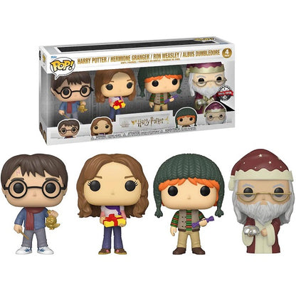 Funko Pop Harry Potter / Hermione Granger / Ron Weasley / Albus Dumbledore 4Pack