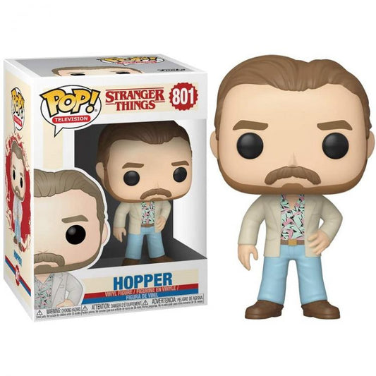 Funko Pop ! Television Stranger Things S3 - Hopper (801) Date Night Vinyl Figure