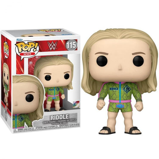 Funko Pop ! Wwe Wrestling - Matt Riddle (115) Vinyl Figure Da Collezione