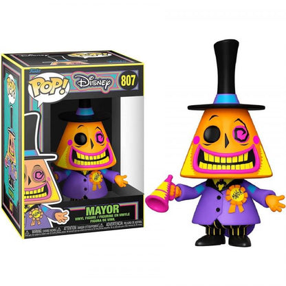 Funko Pop ! The Nightmare Before Christmas Disney - Mayor (807) Blacklight Vinyl