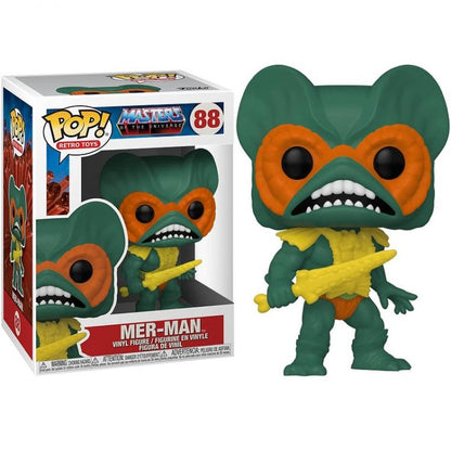 Funko Pop ! Retro Toys Masters Of The Universe Mer-Man (88) Green Vinyl Figure