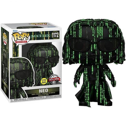 Funko Pop ! Movies Matrix - (1172) Neo Figure G.I.T.D. Special Edition Vinyl Exm