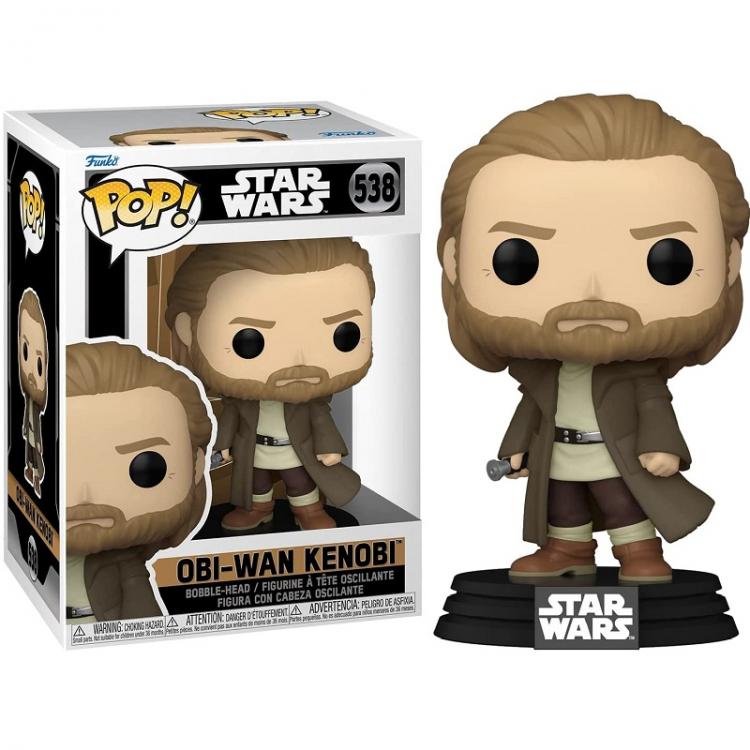 Funko Pop Star Wars - Obi-Wan Kenobi 538 Bobble-Head Vinyl Figure Da Collezione