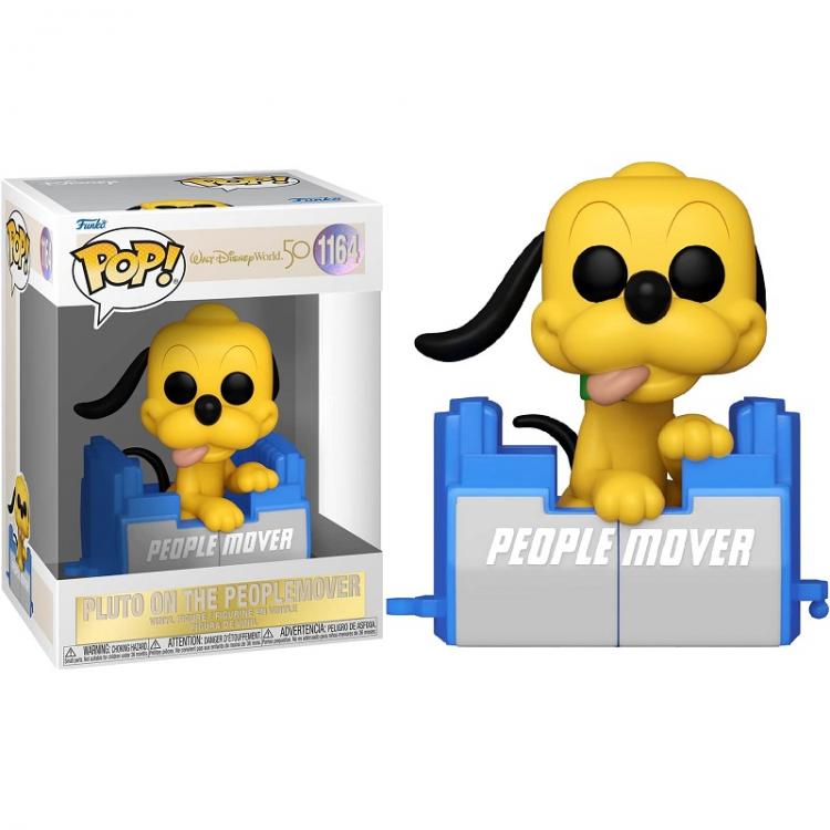 Funko Pop Walt Disney Wolrd 50 Anniversary Pluto On The Peoplemover (1164) Vinyl