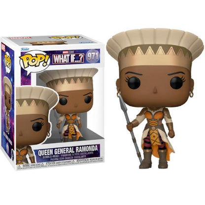 Funko Pop ! Marvel Studios What If...? Queen General Ramonda (971) Vinyl Figure