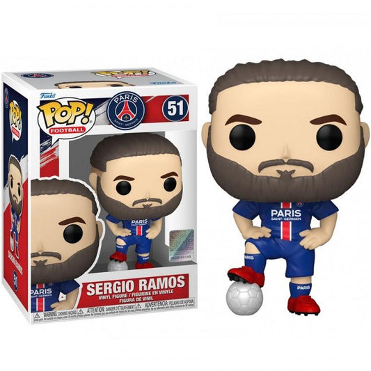 Funko Pop ! Football Paris Saint Germain - Sergio Ramos (51) Psg Vinyl Calcio