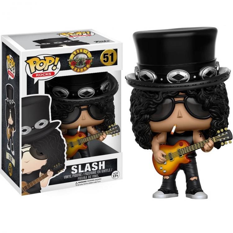 Funko Pop ! Rocks Guns N' Roses - Slash (51) Vinyl Figure Music Da Collezione