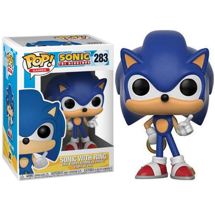 Funko Pop ! Games Sonic The Hedgehog - (283) Sonic With Ring Figure 9cm