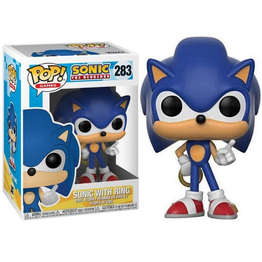 Funko Pop ! Games Sonic The Hedgehog - (283) Sonic With Ring Figure 9cm