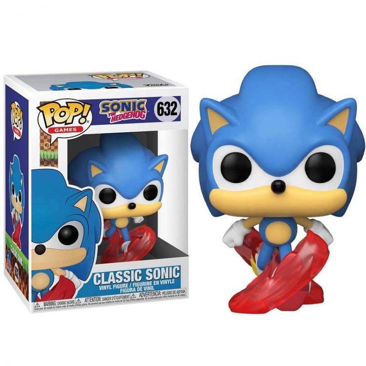 Funko Pop ! Games Sonic The Hedgehog - Classic Sonic (632) Running Vinyl Figure