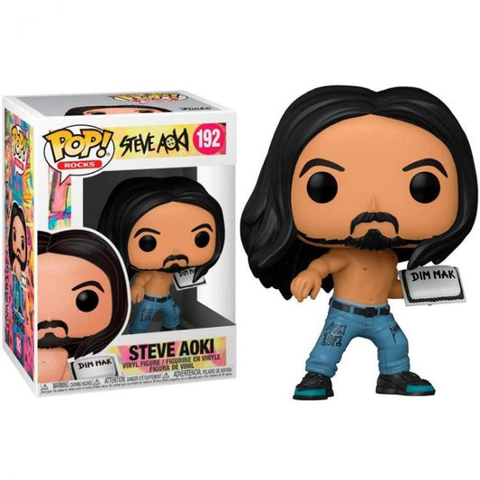 Funko Pop ! Rocks Steve Aoki - Steve Aoki (192) With Cake Music Vinyl Figure