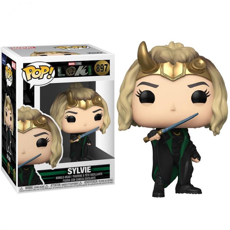Funko Pop Sylvie 897 Marvel Loki Disney Icons Statuetta Vinyl Action Figure