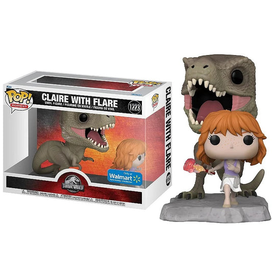 Funko Pop Moment Jurassic World Dominion - Claire With Flare (1223) Vinyl Figure