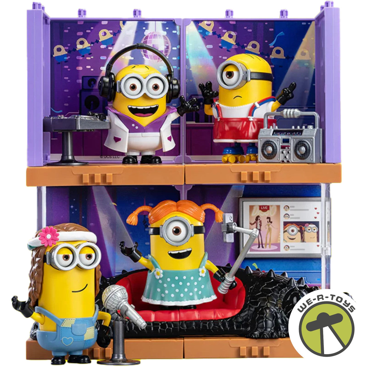 Blokees Minions - PreCool - Celebratate Party Series 02 - Plastic Model Kits (Blind Box) CASE OF 8 - Action Figure da Collezione 74855