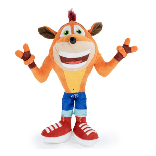 Peluche Crash Bandicoot (Peace) 30 cm – Pupazzo Giocattolo Toys Plush