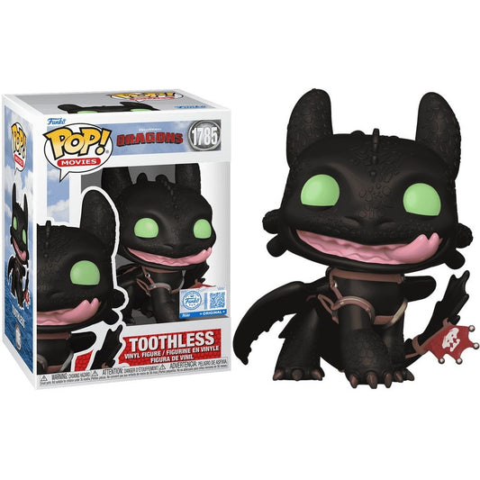 Funko Pop ! Movies Dragon Trainer - (1785) Toothless Dragon w/Tongue EXM 9cm