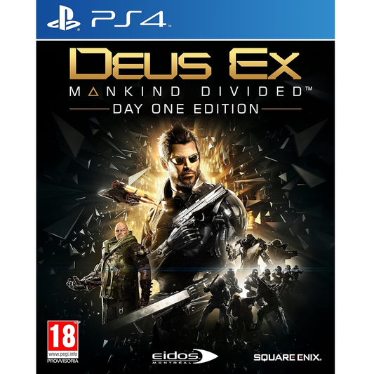 Deus Ex Mankind Divided Day One Edition Ps4 Gioco Play Station 4 Italiano Nuovo