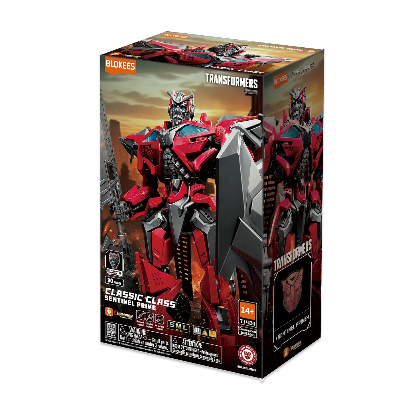 Blokees Transformers Model Kit Classic Class 24 (Sentinel Prime) Action Figure 71424