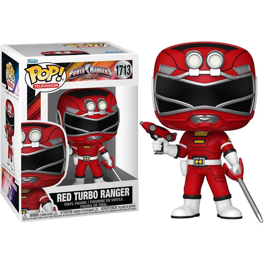 Funko Pop ! Movies - Power Ranger Red Turbo (1713) Vinyl Figure (Preordine)