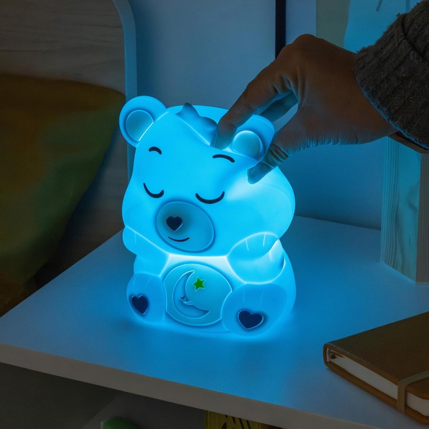 PALADONE Squishy Glo: Lampada Care Bears (Orsetti del Cuore) - Bedtime Bear - Lampada Silicone soft