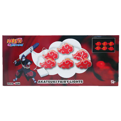 TEKNOFUN: Naruto Shippuden - Akatsuki Fairy Lights - Luci Ghirlande Decorative 200 cm - 811603