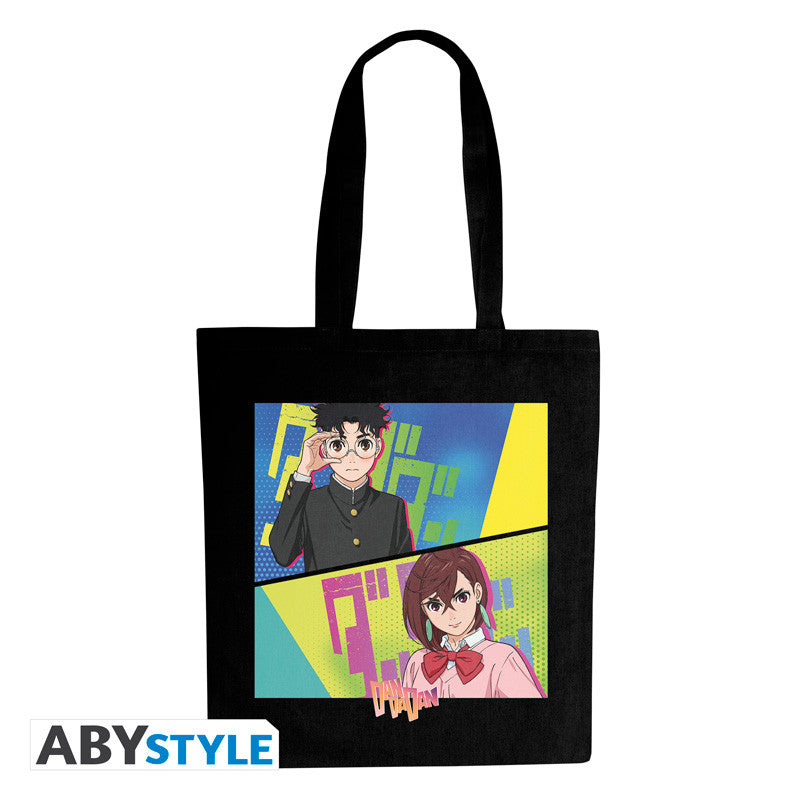 ABYstyle: DAN DA DAN (Momo & Okarun) - Tote Bag - Shopping Bag - Borsa in tessuto con manici