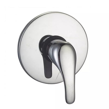 Miscelatore Per Doccia Da Incasso Parete Rubinetto Ottone Cromato Rotondo 52935