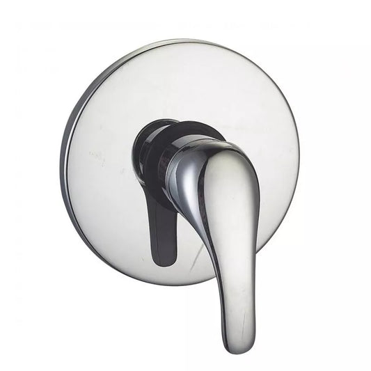 Miscelatore Per Doccia Da Incasso Parete Rubinetto Ottone Cromato Rotondo 52935
