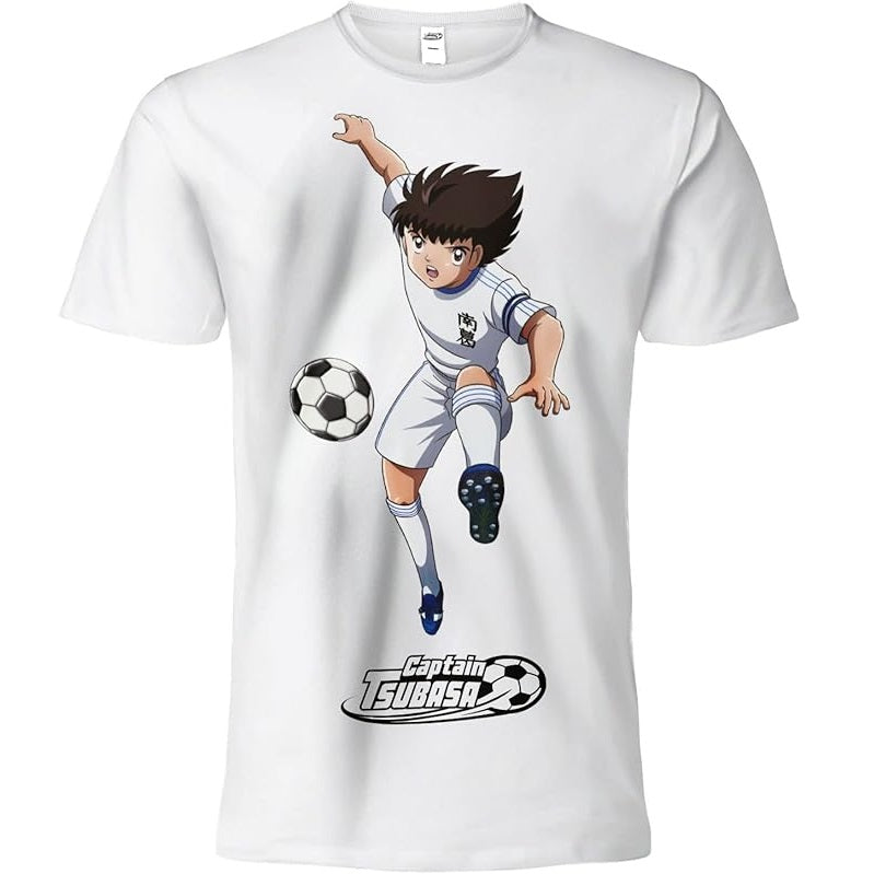 Difuzed - T-Shirt Captain Tsubasa - Anime – Maglietta Holly e Benji – Maglia (Tg. M)