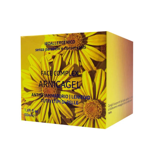 Face Complex Crema Arnica Gel Antinfiammatorio Lenitivo 50ml Combatte Dolori