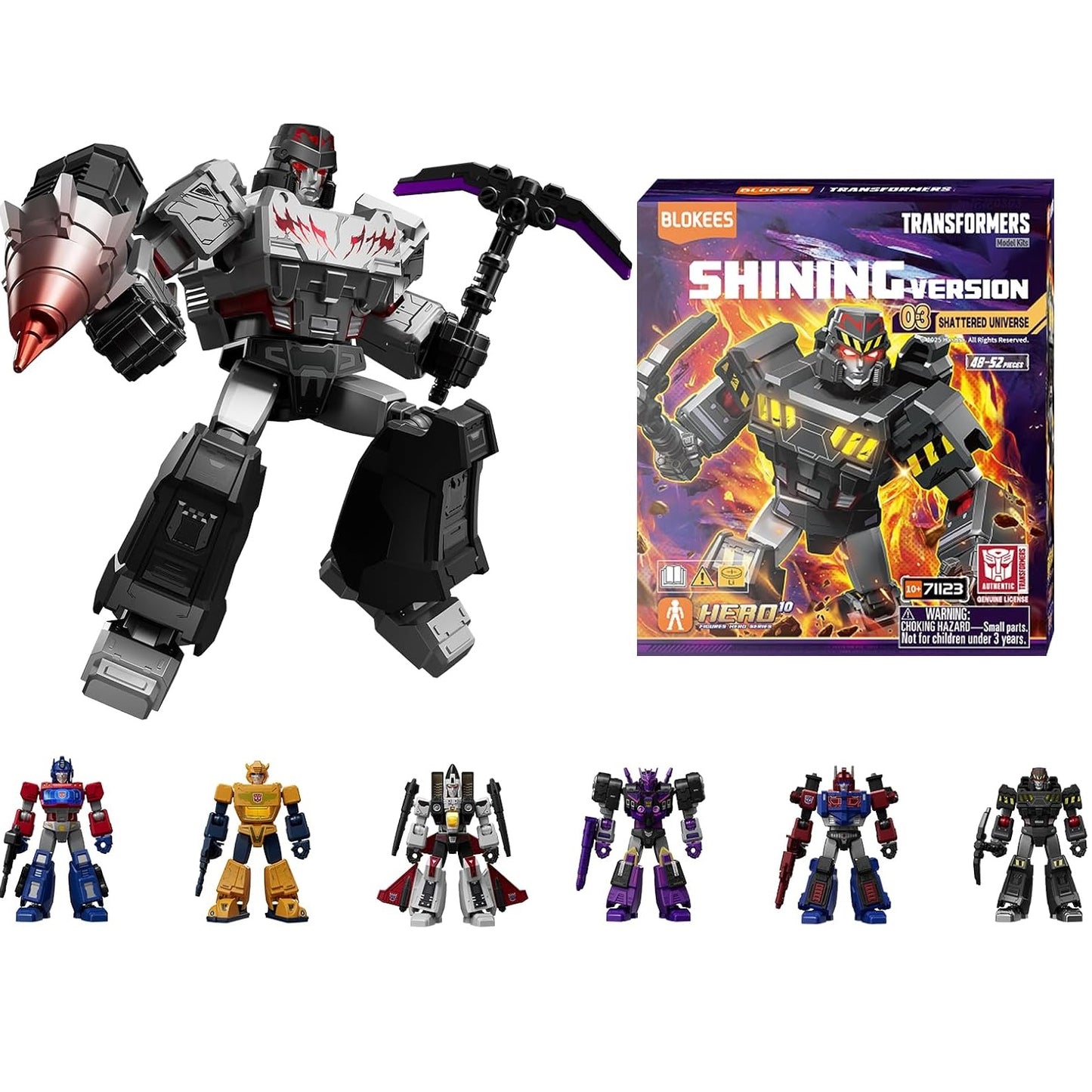 Blokees - Transformers - Model Kit - Shining Version 03 - Shattered Universe (1Pz Random) - Action Figure 71123
